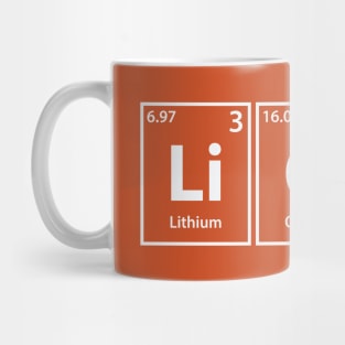 Lion (Li-O-N) Periodic Elements Spelling Mug